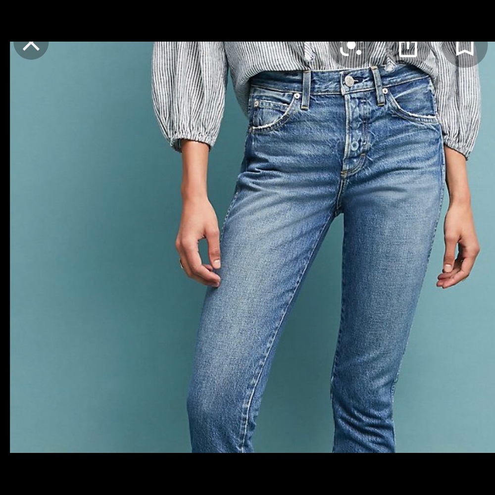 AMO Babe shoe lace bottom Jeans Denim